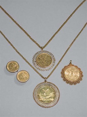 Lot 90 - Group of Gold Jewelry