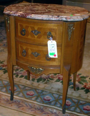 Lot 1252 - Pair of Transitional Louis XV/XVI Style Marble...