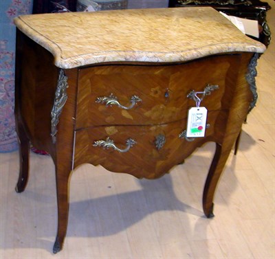 Lot 1326 - Transitional Louis XV/XVI Style Marble Top...