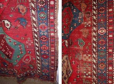 Lot 2236 - Kazak Rug Southwest Caucasus, circa 1900 Three...