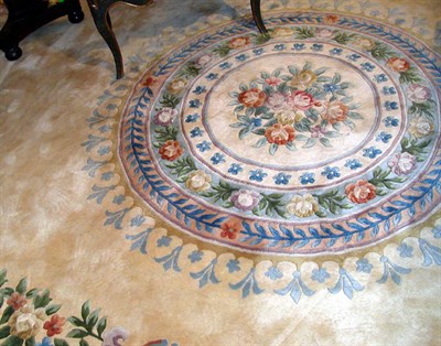 Lot 1694 - Savonnerie Style Carpet China, contemporary...