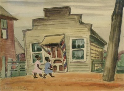 Lot 167 - Charles Ephraim Burchfield 1893-1967 BARBER...