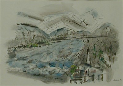 Lot 163 - John Marin 1870-1953 DELAWARE RIVER NEAR...