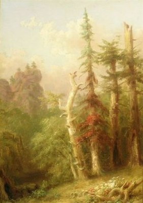 Lot 214 - Russell Smith American, 1812-1896 IN THE NOTCH,...