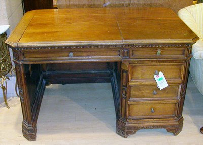 Lot 1160 - American Walnut Desk Height 30 inches, width...