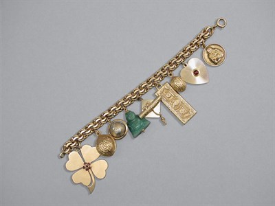 Lot 107 - Gold Charm Bracelet