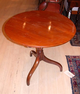 Lot 482 - George III Mahogany Tripod Table