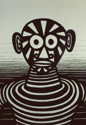 Lot 75 - Alexander Calder American, 1898-1976 STRIPED...