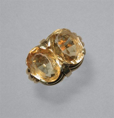 Lot 394 - Citrine Ring