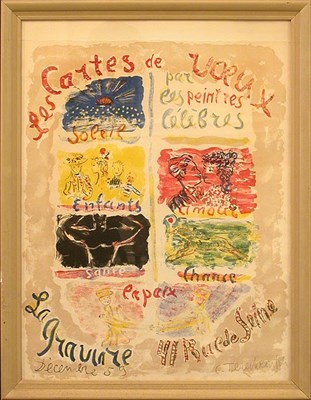 Lot 107 - Constantin Terechkovitch LES CARTES DE VOEUX...