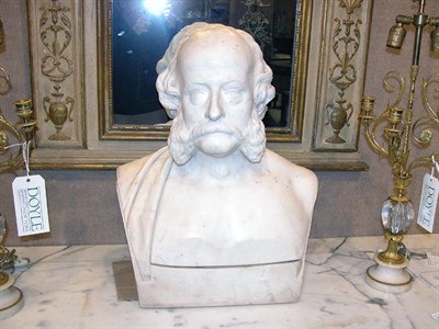 Lot 1277 - Marble Bust of a Man