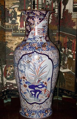 Lot 2173 - Chinese Porcelain Imari Style Monumental Vase