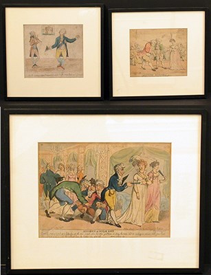 Lot 91 - Thomas Rowlandson HACKNEY ASSEMBLY...