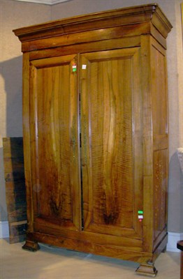 Lot 1138 - Charles X Fruitwood Armoire Height 7 feet 8...
