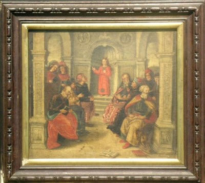 Lot 4020 - German School 16th Century CHRIST AMONG THE...