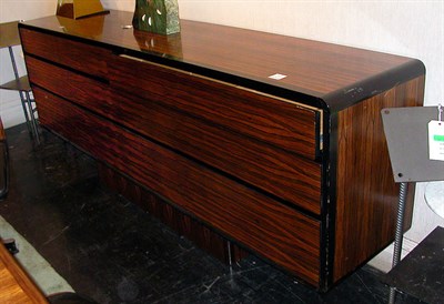 Lot 120 - Rosewood Side Cabinet Height 32 inches, width...