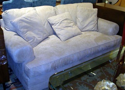 Lot 127 - Beige Upholstered Sofa
