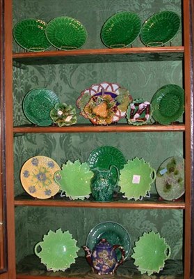 Lot 524 - Miscellaneous Group of Majolica Plates...