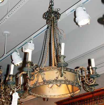 Lot 470 - Neoclassical Style Ten-Light Chandelier