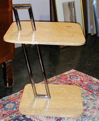 Lot 174 - Chrome Plated Tubular Steel and Plywood...