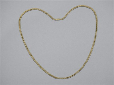 Lot 408 - Gold Foxtail Chain Necklace