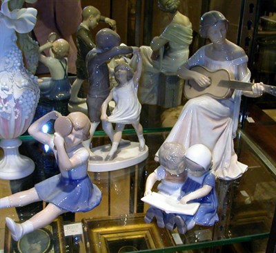 Lot 437 - Four Bing & Grondahl Porcelain Figures