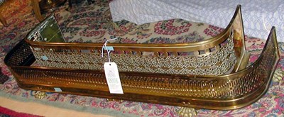 Lot 246 - Two Brass Fire Fenders