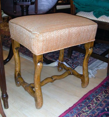 Lot 261 - Four Louis XV Style Upholstered Stools