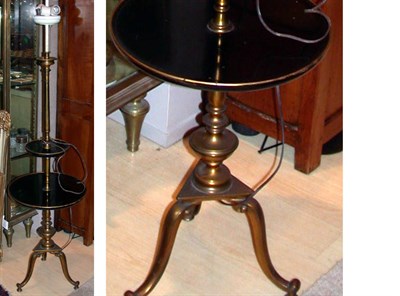 Lot 292 - Lacquered Lamp