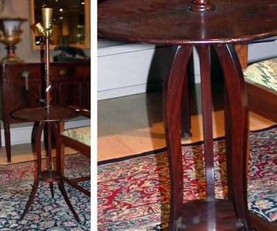 Lot 310 - Two Mahogany Lamps