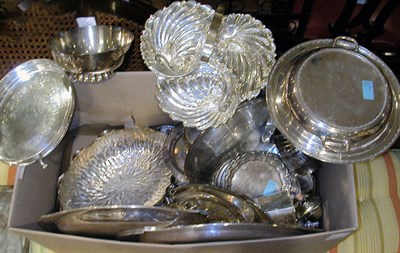 Lot 376 - Miscellaneous Group of Silver Plated Serving...