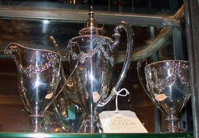 Lot 388 - Wallace Sterling Silver Three-Piece Coffee...
