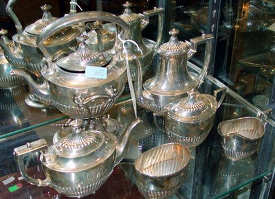 Lot 396 - Sterling Silver Six-Piece Coffee and Tea...