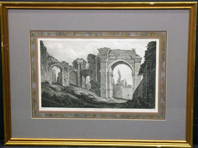 Lot 1072 - After L. Mayer THEATRE AT PATARA Etching and...