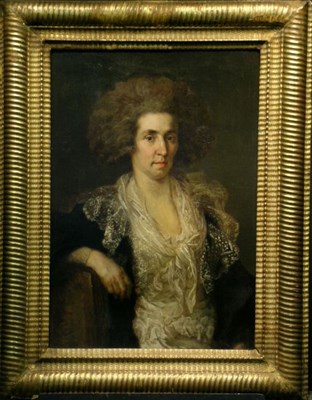 Lot 4046 - Manner of Goya PORTRAIT OF A WOMAN Oil on...