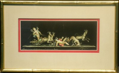 Lot 46 - Neapolitan School 20th Century PUTTI ON STAG...