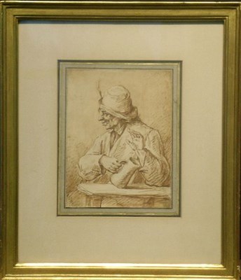 Lot 4005 - Flemish School 17th/18th Century MAN IN TAVERN...