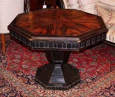 Lot 2563 - Art Deco Part Ebonized and Macassar Ebony...