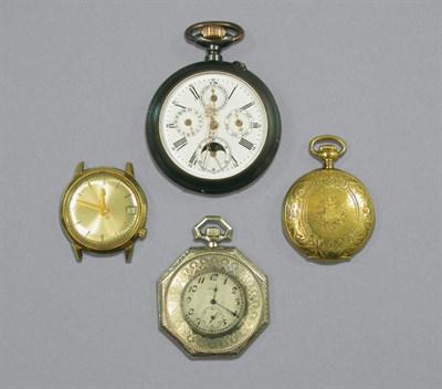Lot 86 - Three Pocketwatches & Watch