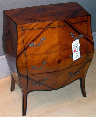 Lot 1274 - Louis XV Style Fruitwood Two-Drawer Commode