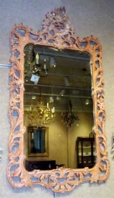 Lot 1347 - Rococo Style Carved Mahogany Mirror