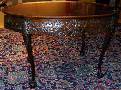 Lot 1408 - Georgian Style Mahogany Oval Center Table