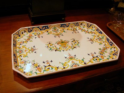 Lot 1246 - Italian Pottery Serving Tray