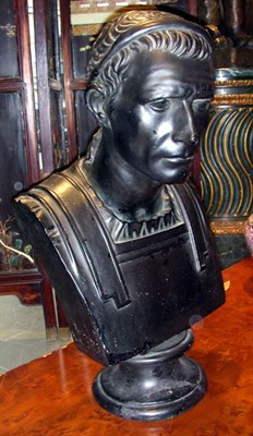 Lot 1442 - Composition Bust of Caesar