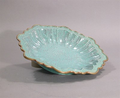 Lot 4268 - Chinese Robin's-Egg Glazed Dish 19th Century...