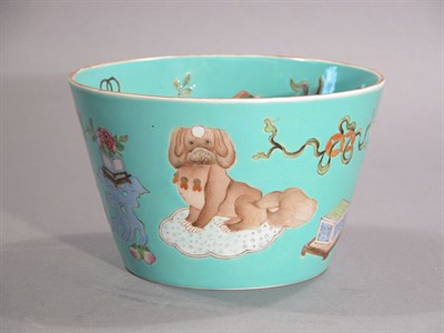 Lot 4280 - Chinese Enameled Deep Bowl Guangxu Seal Mark...