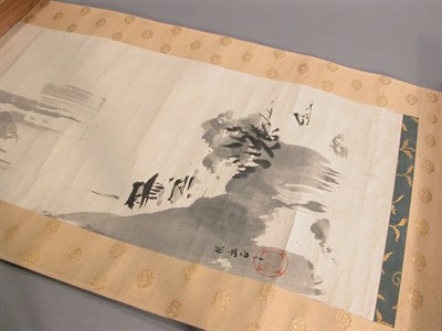 Lot 4206 - Japanese Painting Attributed to Kano Tanyu...