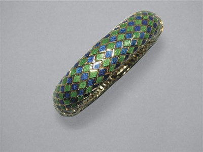 Lot 426 - Gold & Enamel Bracelet