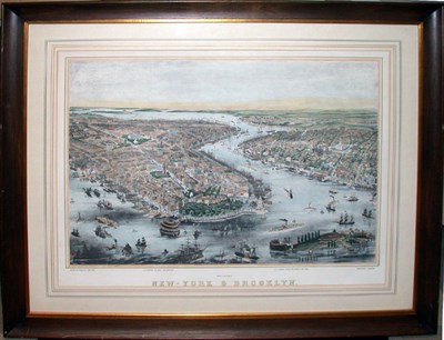 Lot 1075 - C. Matter NEW-YORK & BROOKLYN Color...