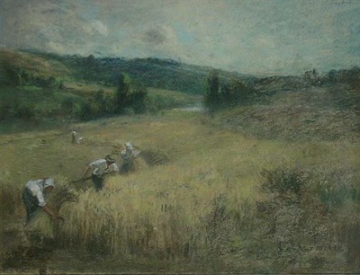 Lot 75 - Leon Augustin Lhermitte French, 1844-1925 LES...